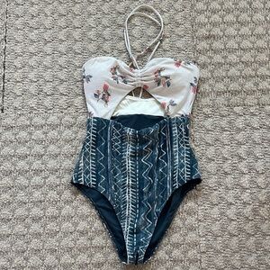 ONeill Floral and Geometric One-Piece Swimsuit